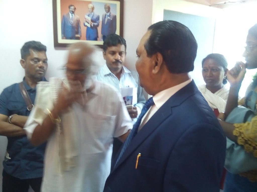 ரி யூனியன் தமிழ் அறிஞர்களுடனான கலந்தாய்வு